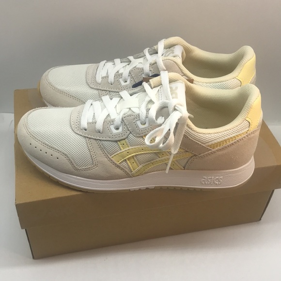 ASICS WOMENŚ LYTE CLASSIC SNEAKERS SHOES SIZE 7.5 CREAM/BUTTER - Picture 6 of 15
